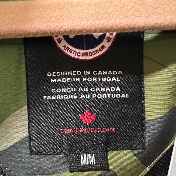 NWT CANADA GOOSE CAMOUFLAGE CAVALRY WATER REPELLENT JACKET MEN'S MEDIUM - Picture 7 of 15
